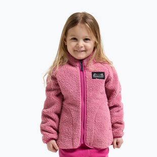 Bluza polarowa dziecięca Didriksons Gibbsc 2 Fz heather pink/cactus pink