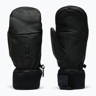 Rękawice narciarskie Peak Performance Leather Hipe Solarcore Insulated Mitten black