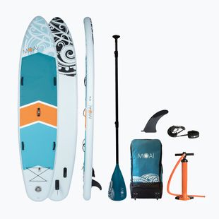 Zestaw deska SUP pompowana MOAI Multiperson 12'4" niebieski