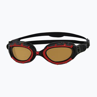 Okulary do pływania Zoggs Predator Flex Polarized Ultra red/black/polarized cooper