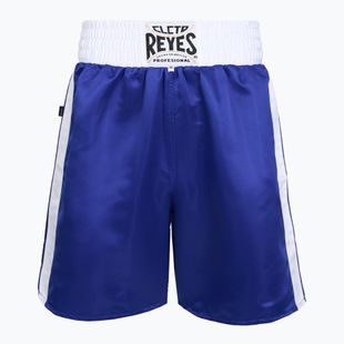 Spodenki bokserskie męskie Cleto Reyes Satin Boxing blue/white