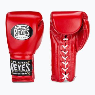 Rękawice bokserskie Cleto Reyes Lace Up Sparring red