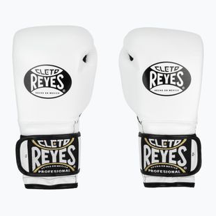 Rękawice bokserskie Cleto Reyes Velcro Sparring white/black