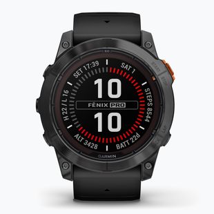 Zegarek Garmin Fenix 7X Pro Solar slate gray/black