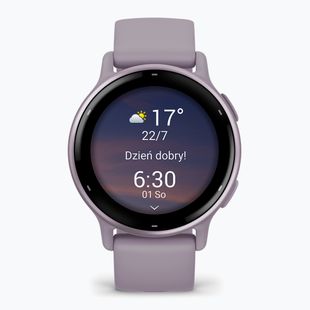 Zegarek Garmin Vivoactive 5 metallic orchid aluminum bezel/orchid