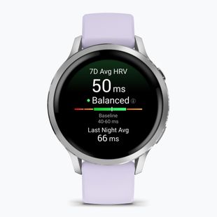 Zegarek Garmin Venu 4 41 mm silver/perwinkle