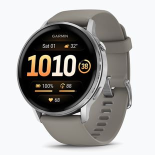 Zegarek Garmin Venu 4 45 mm sliver/silver gray