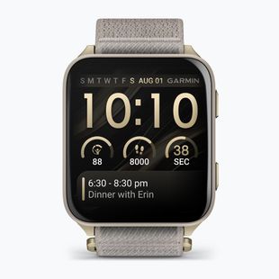 Zegarek Garmin Venu X1 soft gold/french gray