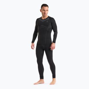 Komplet bielizny termoaktywnej męskiej ODLO Fundamentals Performance Warm black/ odlo graphite grey