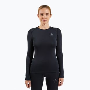 Bluza termoaktywna damska ODLO Fundamentals Active Warm Bl Top Crew Neck black