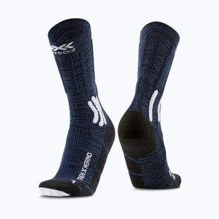 Skarpety damskie X-Socks Trek X Merino midnight blue/arctic white