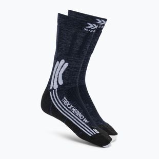Skarpety damskie X-Socks Trek X Merino midnight blue/arctic white
