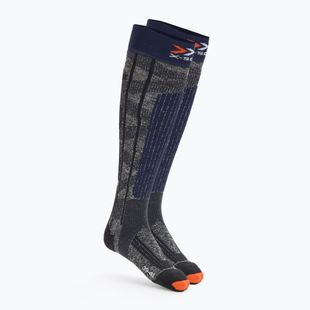 Skarpety narciarskie X-Socks Ski Rider 4.0 stone grey/melange blue