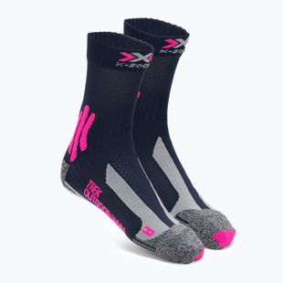 Skarpety damskie X-Socks Trek Outdoor midnight blue/pink/lt grey melange