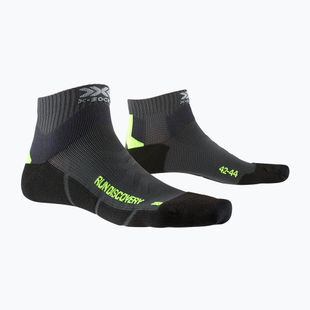 Skarpety męskie X-Socks Run Discovery 4.0 charcoal/phyton yellow/black