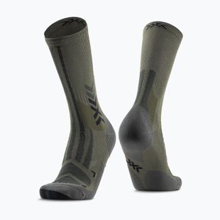 Skarpety X-Socks Hike Discover Crew green/black