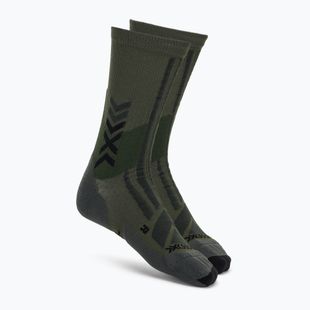 Skarpety X-Socks Hike Discover Crew green/black