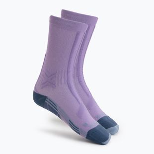 Skarpety damskie X-Socks Trailrun Discover Crew orchid/sunset blue