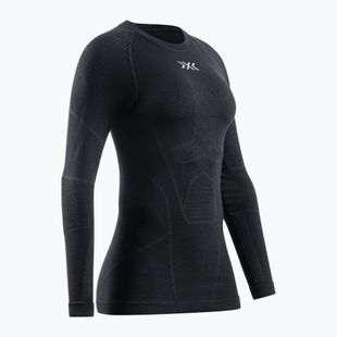 Bluza termoaktywna damska X-Bionic Symbio Merino Shirt opal black