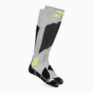 Skarpety narciarskie X-Socks Ski Discover Otc rhino grey/canary