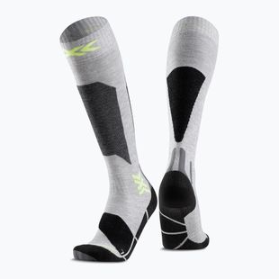 Skarpety narciarskie dziecięce X-Socks Ski Discover Otc rhino grey/canary