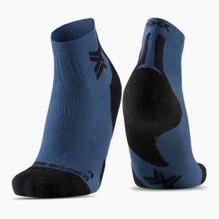 Skarpety męskie X-Socks Run Discover Ankle marine/x black