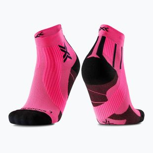 Skarpety męskie X-Socks Run Perform Ankle fluo pink/x black