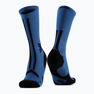 Skarpety męskie X-Socks Trailrun Discover Crew mineral blue/x black