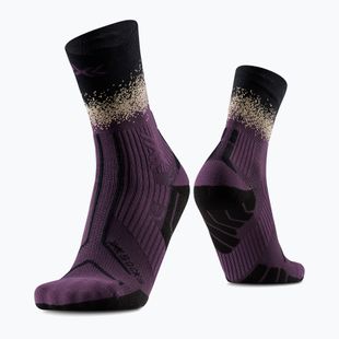 Skarpety X-Socks Terraskin Perform Crew deep purple/x black/sand