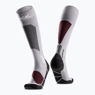 Skarpety narciarskie X-Socks Ski Discover Merino Otc silver grey