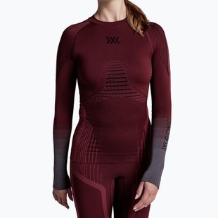 Bluza termoaktywna damska X-Bionic Invent Graphics LS oxide red/x black