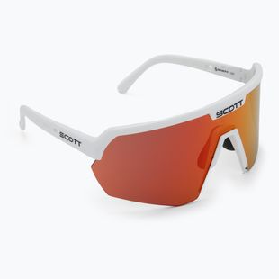 Okulary przeciwsłoneczne SCOTT Sport Shield white matt/red chrome