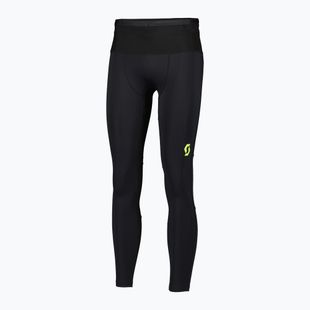 Legginsy do biegania męskie SCOTT RC Run Full Tights black/yellow