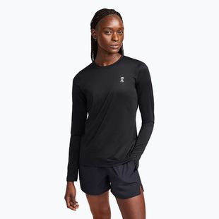 Longsleeve do biegania damski On Core Long-T black