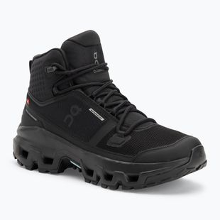 Buty damskie On Cloudrock Mid Waterproof black/black