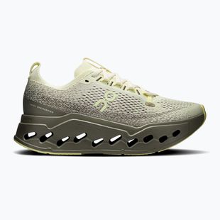 Buty do biegania damskie On Cloudsurfer Max Wide seedling/olive