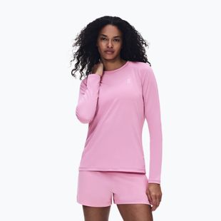 Longsleeve do biegania damski On Core Long-T bubblegum