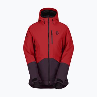 Kurtka narciarska damska SCOTT Ultimate Dryo Ripstop power red/rich purple