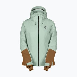 Kurtka narciarska damska SCOTT Ultimate Dryo Tech fresh green/bread brown