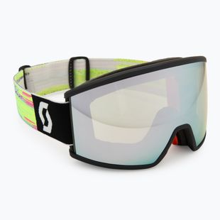 Gogle narciarskie SCOTT Ambit Compact black/neon yellow/amp white chrome