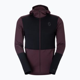 Bluza polarowa męska SCOTT Defined Light Hoody cocoa red/black