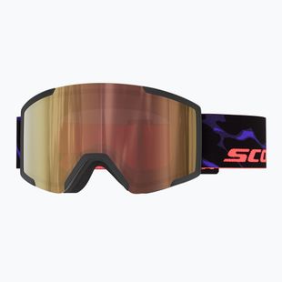 Gogle narciarskie SCOTT Shield LS black/purple/amp ls cinnamon chrome