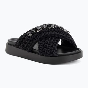 Klapki damskie INUIKII Woven Stones black