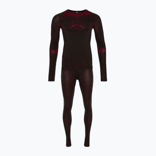 Komplet bielizny termoaktywnej męskiej ODLO Fundamentals Performance Warm black/ graphite grey