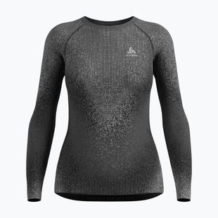 Bluza termoaktywna damska Odlo Performance Warm Blackcomb Bl Top Crew Neck black