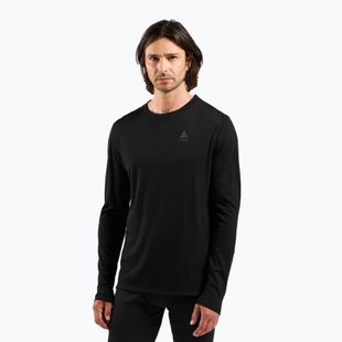 Bluza termoaktywna męska ODLO Merino 160 Bl Top Crew Neck black