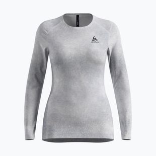 Bluza termoaktywna damska ODLO Active Warm X Pow Bl Top Crew Neck odlo silver grey