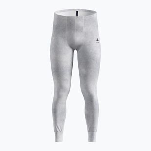 Spodnie termoaktywne męskie ODLO Active Warm X Pow Bl Bottom Long odlo silver grey