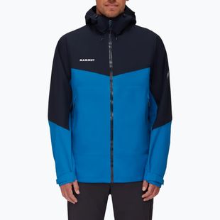 Kurtka przeciwdeszczowa męska Mammut Convey Tour HS Hooded ice marine