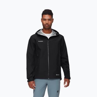 Kurtka przeciwdeszczowa męska Mammut Crater Light HS Hooded Jacket Men black